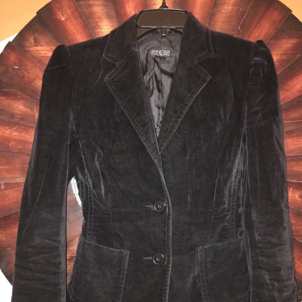 Rampage Black velvet jacket by Rampage